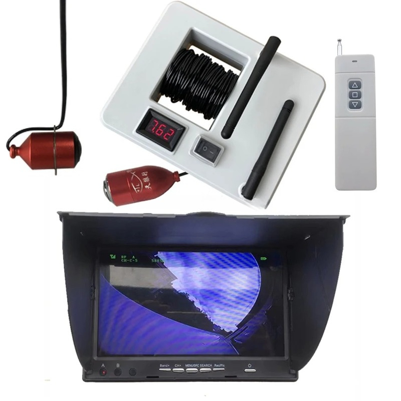 Fishing Depth Finder - Updated TL 7inch 500M Fisheye Sonar