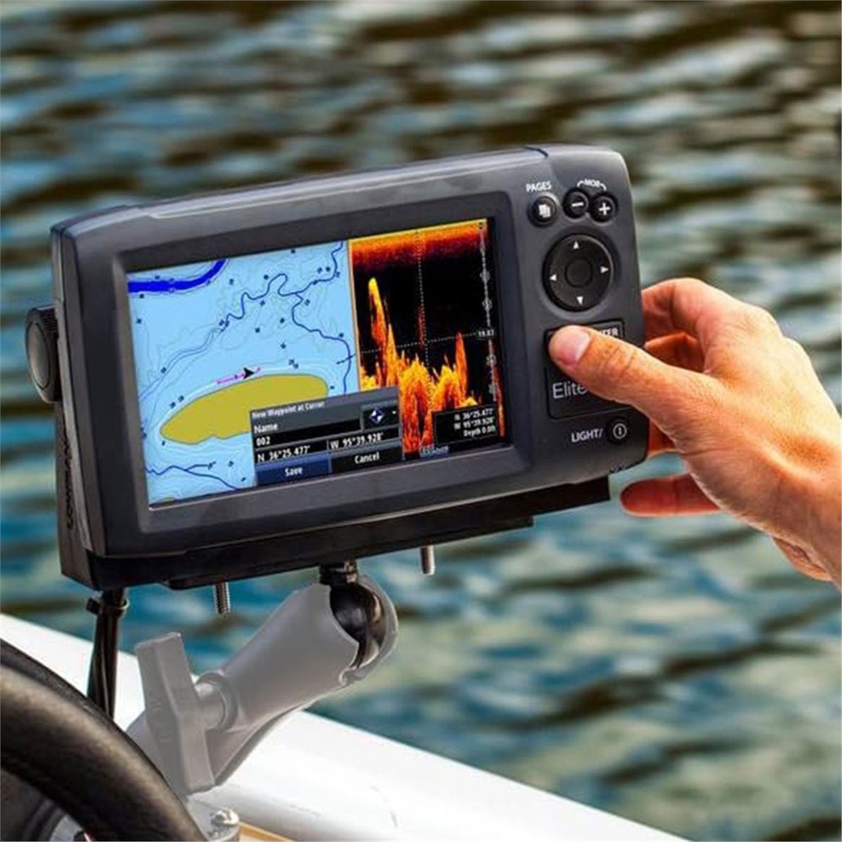 Fish Finder Mount - Fish Finder Mount with 1.5 Inches